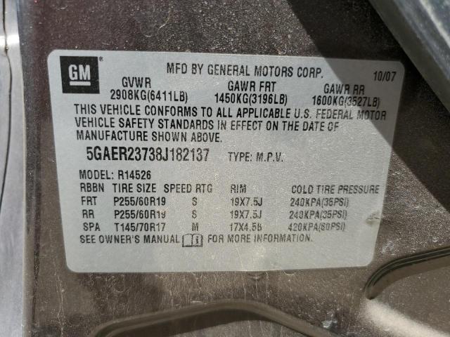 Photo 12 VIN: 5GAER23738J182137 - BUICK ENCLAVE 