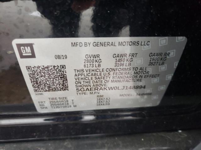 Photo 9 VIN: 5GAERAKW0LJ148894 - BUICK ENCLAVE PR 