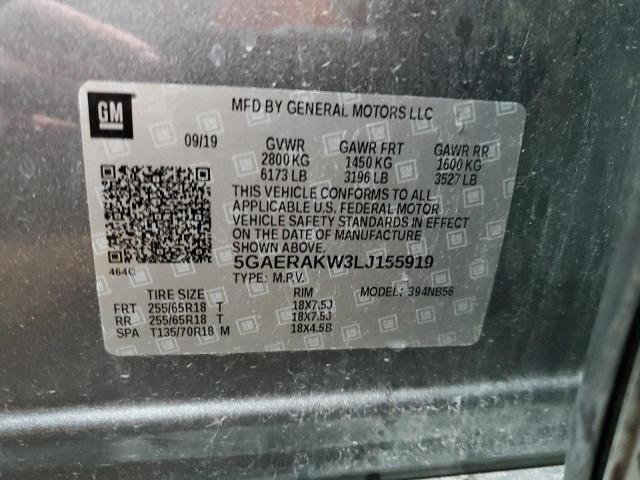 Photo 11 VIN: 5GAERAKW3LJ155919 - BUICK ENCLAVE 