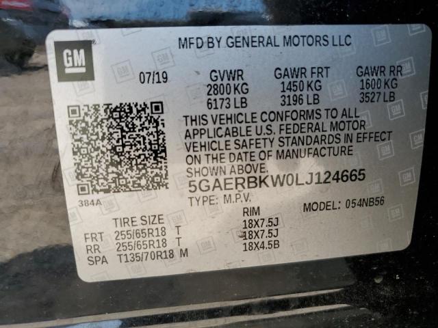 Photo 12 VIN: 5GAERBKW0LJ124665 - BUICK ENCLAVE ES 