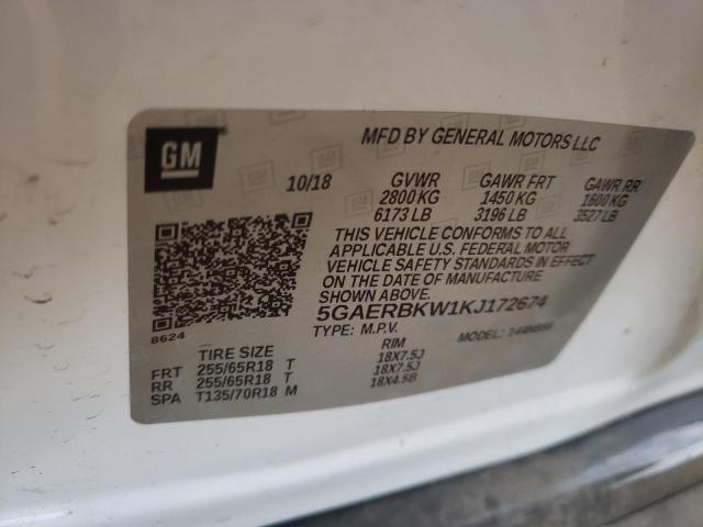 Photo 9 VIN: 5GAERBKW1KJ172674 - BUICK ENCLAVE ES 