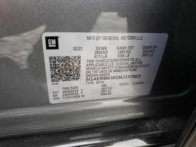 Photo 9 VIN: 5GAERBKW1MJ157823 - BUICK ENCLAVE ES 