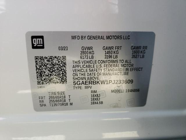 Photo 12 VIN: 5GAERBKW1PJ233609 - BUICK ENCLAVE 