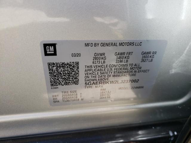 Photo 9 VIN: 5GAERBKW2LJ237002 - BUICK ENCLAVE ES 