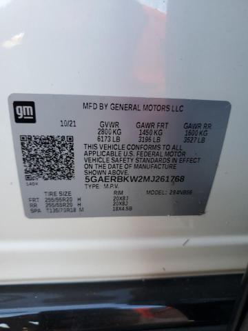 Photo 13 VIN: 5GAERBKW2MJ261768 - BUICK ENCLAVE 