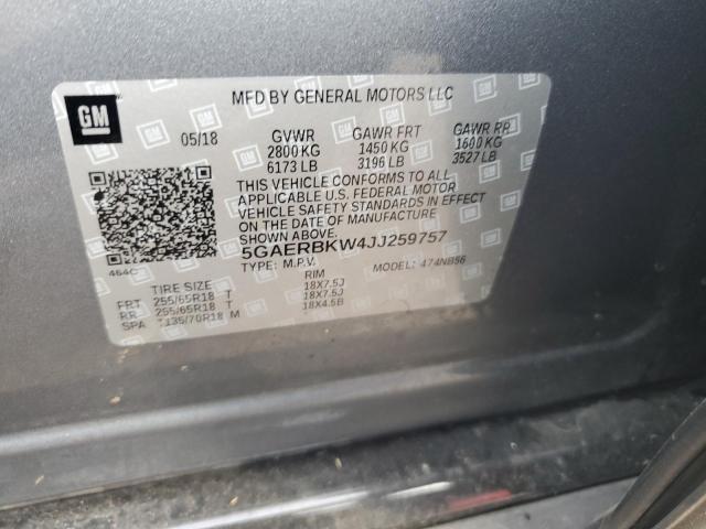 Photo 12 VIN: 5GAERBKW4JJ259757 - BUICK ENCLAVE 