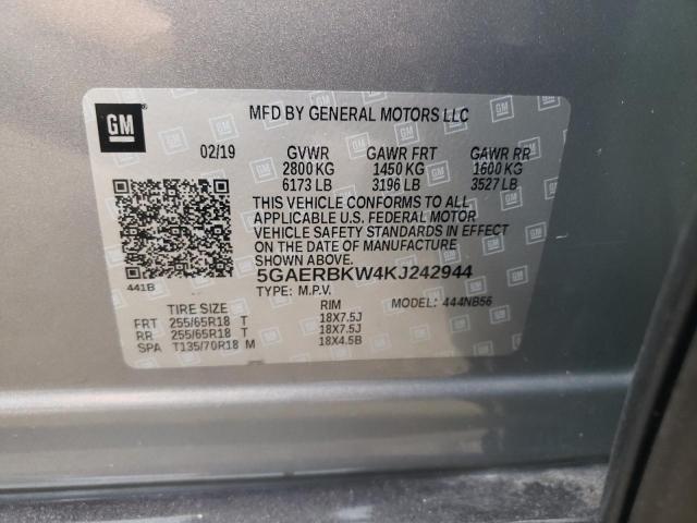 Photo 12 VIN: 5GAERBKW4KJ242944 - BUICK ENCLAVE 