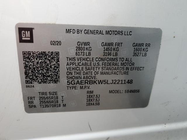 Photo 12 VIN: 5GAERBKW5LJ221148 - BUICK ENCLAVE 