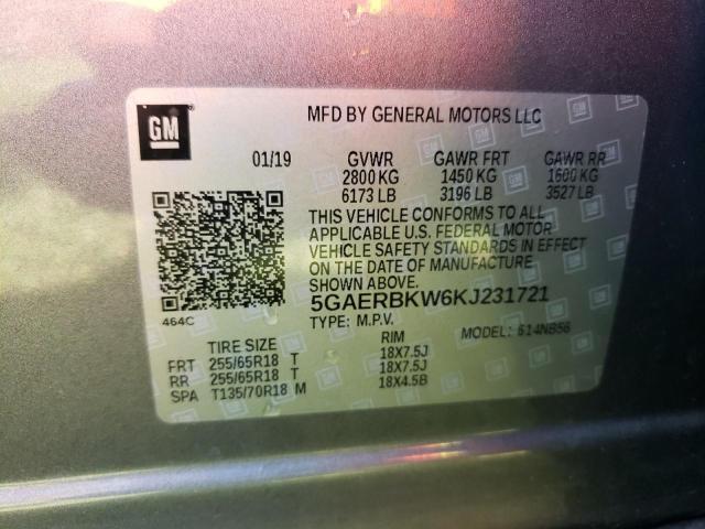 Photo 13 VIN: 5GAERBKW6KJ231721 - BUICK ENCLAVE ES 