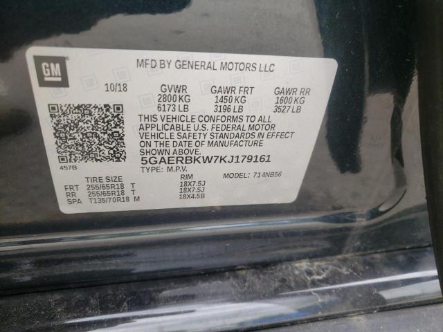 Photo 9 VIN: 5GAERBKW7KJ179161 - BUICK ENCLAVE 