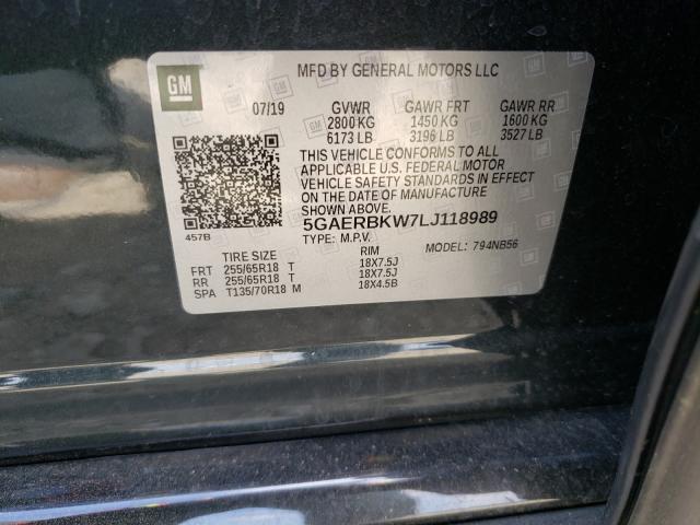 Photo 9 VIN: 5GAERBKW7LJ118989 - BUICK ENCLAVE ES 