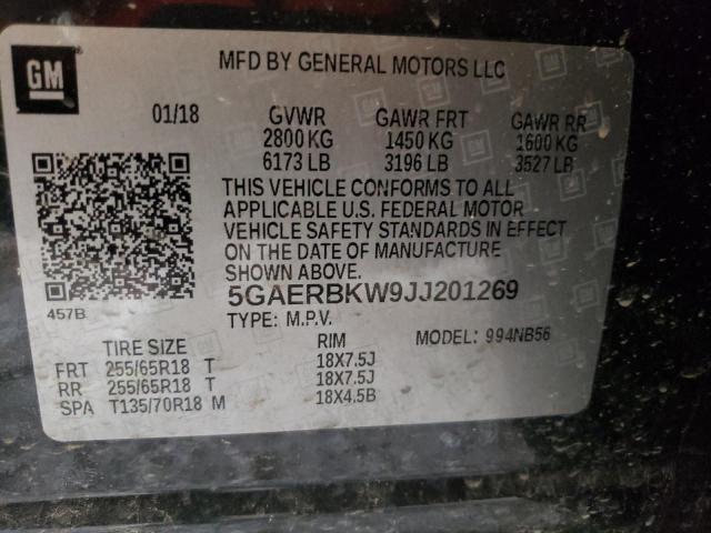 Photo 12 VIN: 5GAERBKW9JJ201269 - BUICK ENCLAVE ES 