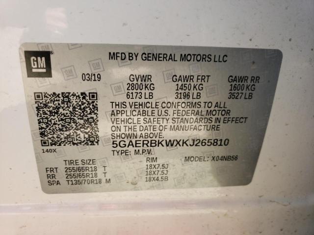 Photo 13 VIN: 5GAERBKWXKJ265810 - BUICK ENCLAVE ES 