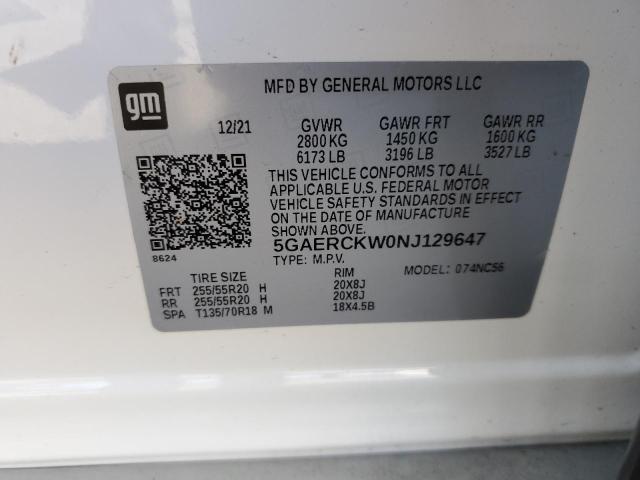 Photo 12 VIN: 5GAERCKW0NJ129647 - BUICK ENCLAVE 