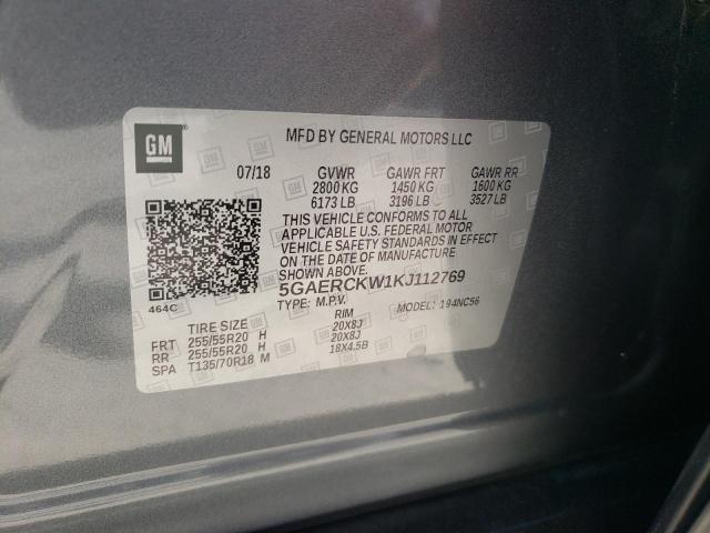 Photo 9 VIN: 5GAERCKW1KJ112769 - BUICK ENCLAVE PR 