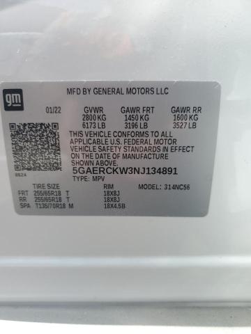 Photo 12 VIN: 5GAERCKW3NJ134891 - BUICK ENCLAVE PR 