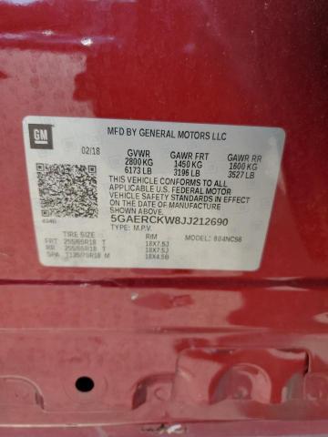 Photo 11 VIN: 5GAERCKW8JJ212690 - BUICK ENCLAVE PR 