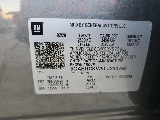 Photo 13 VIN: 5GAERCKW9LJ233762 - BUICK ENCLAVE PR 