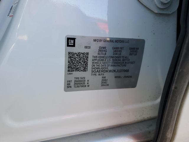 Photo 12 VIN: 5GAERDKW2KJ137069 - BUICK ENCLAVE AV 