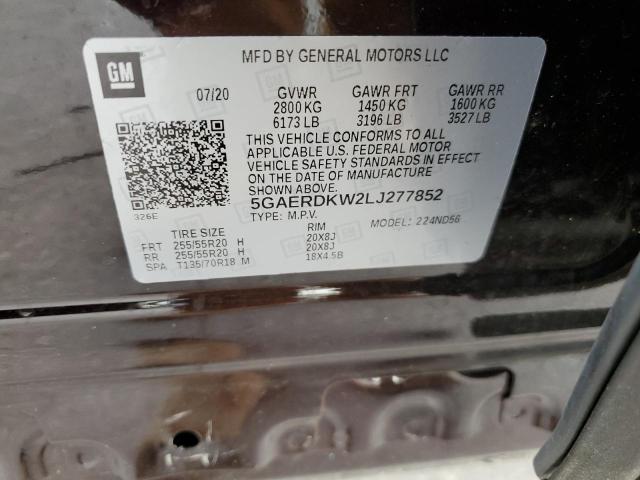 Photo 13 VIN: 5GAERDKW2LJ277852 - BUICK ENCLAVE AV 