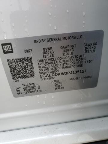 Photo 13 VIN: 5GAERDKW3PJ135127 - BUICK ENCLAVE AV 