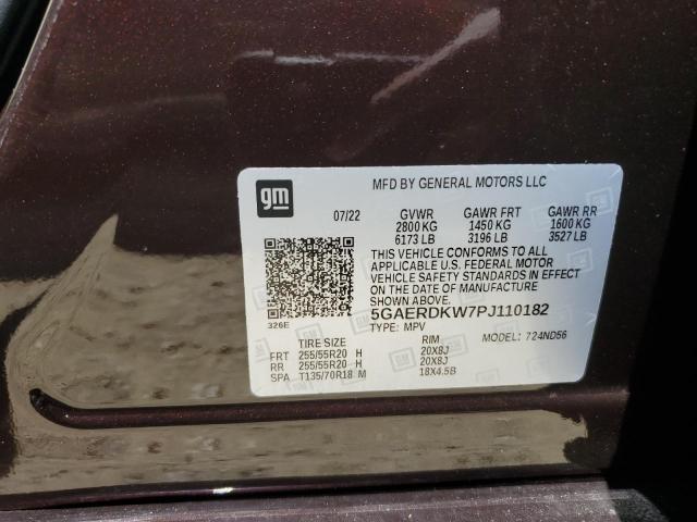 Photo 13 VIN: 5GAERDKW7PJ110182 - BUICK ENCLAVE AV 