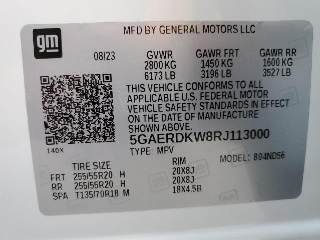 Photo 12 VIN: 5GAERDKW8RJ113000 - BUICK ENCLAVE 