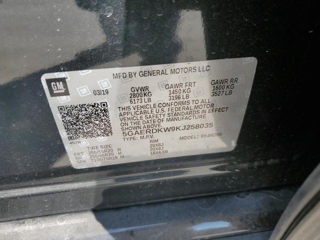 Photo 12 VIN: 5GAERDKW9KJ258035 - BUICK ENCLAVE AV 