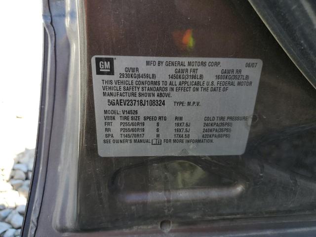 Photo 12 VIN: 5GAEV23718J108324 - BUICK ENCLAVE CX 