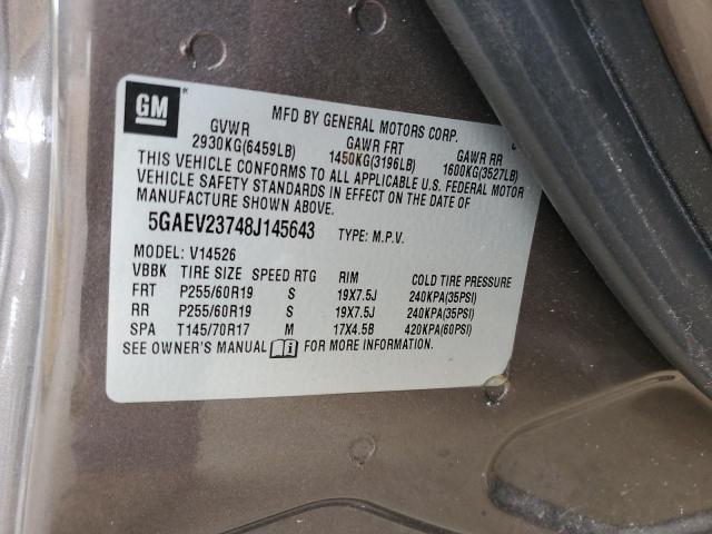 Photo 11 VIN: 5GAEV23748J145643 - BUICK ENCLAVE CX 