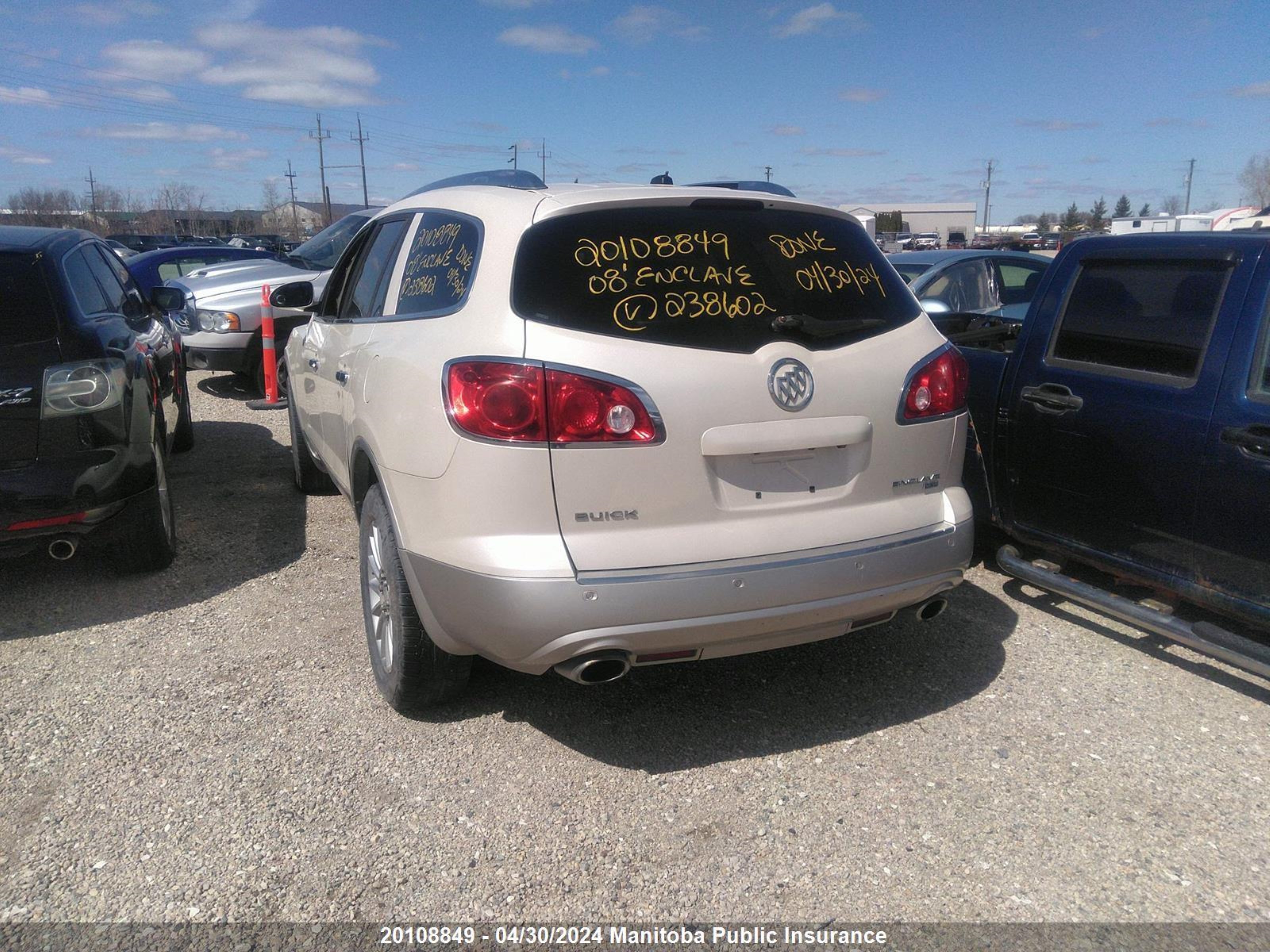 Photo 2 VIN: 5GAEV23768J238602 - BUICK ENCLAVE 