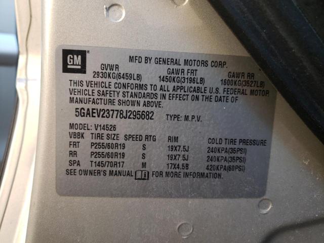 Photo 11 VIN: 5GAEV23778J295682 - BUICK ENCLAVE CX 