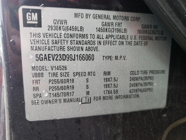 Photo 13 VIN: 5GAEV23D99J166060 - BUICK ENCLAVE 