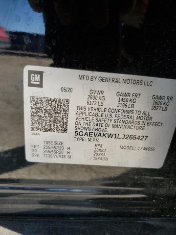 Photo 12 VIN: 5GAEVAKW1LJ265427 - BUICK ENCLAVE ES 