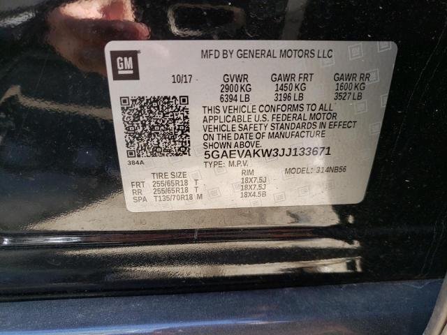 Photo 12 VIN: 5GAEVAKW3JJ133671 - BUICK ENCLAVE 