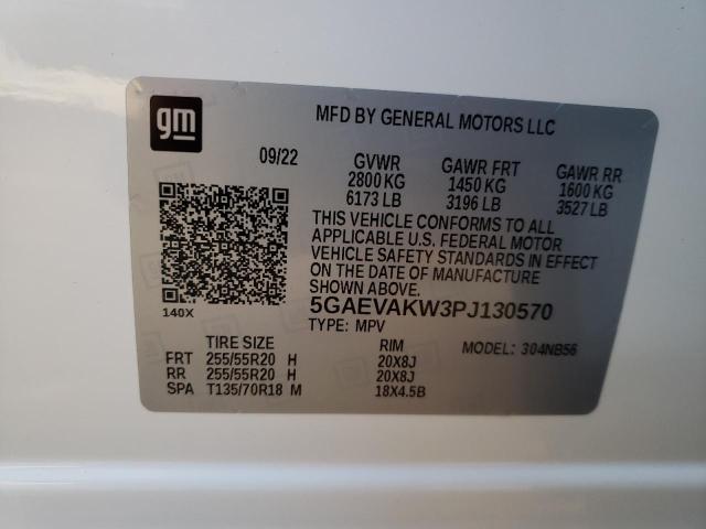 Photo 9 VIN: 5GAEVAKW3PJ130570 - BUICK ENCLAVE ES 