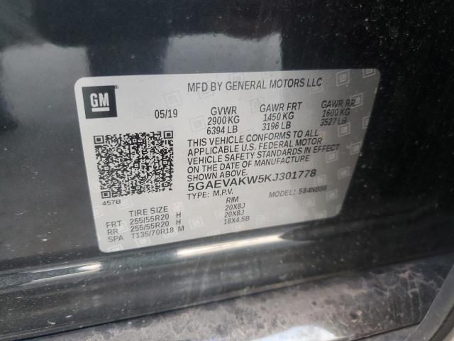 Photo 12 VIN: 5GAEVAKW5KJ301778 - BUICK ENCLAVE ES 