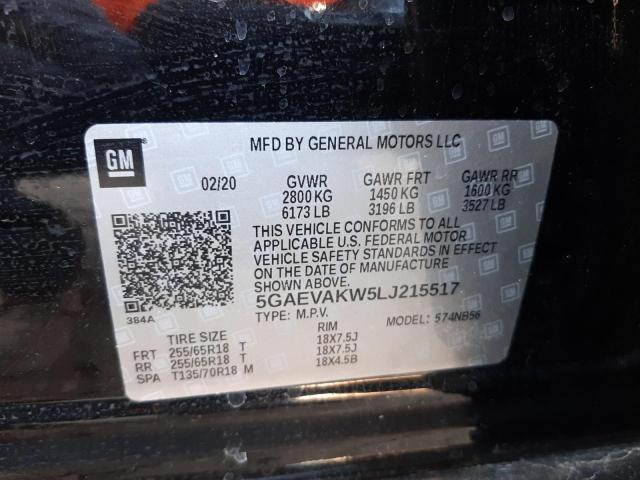 Photo 9 VIN: 5GAEVAKW5LJ215517 - BUICK ENCLAVE ES 