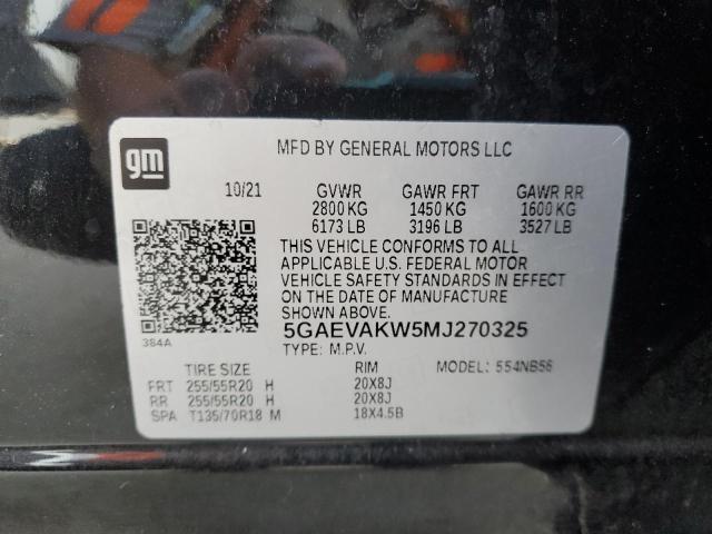 Photo 12 VIN: 5GAEVAKW5MJ270325 - BUICK ENCLAVE ES 