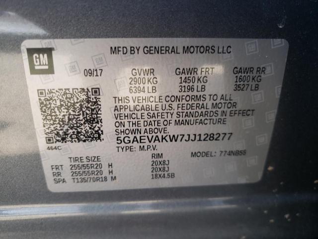 Photo 11 VIN: 5GAEVAKW7JJ128277 - BUICK ENCLAVE ES 