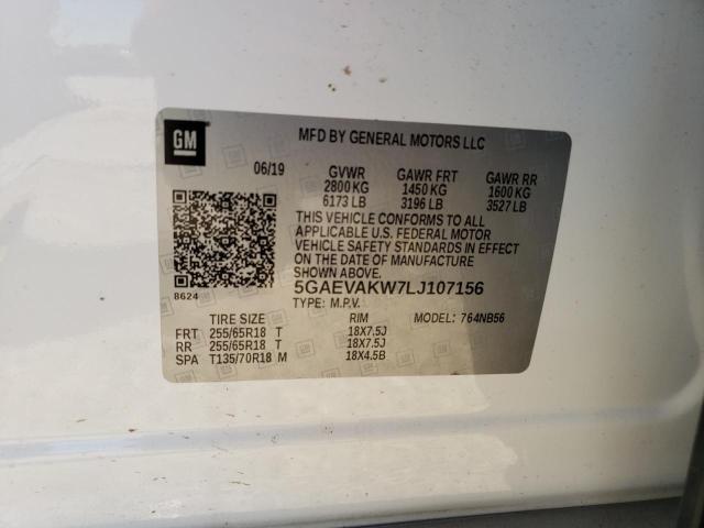 Photo 12 VIN: 5GAEVAKW7LJ107156 - BUICK ENCLAVE ES 