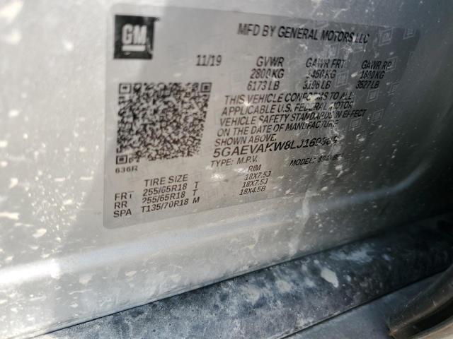 Photo 12 VIN: 5GAEVAKW8LJ169309 - BUICK ENCLAVE 