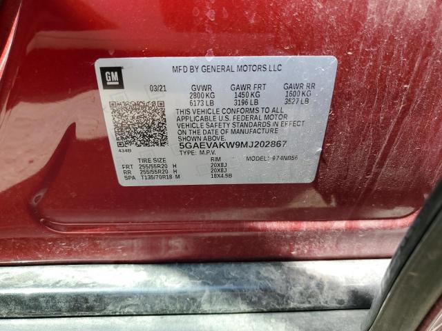 Photo 13 VIN: 5GAEVAKW9MJ202867 - BUICK ENCLAVE ES 