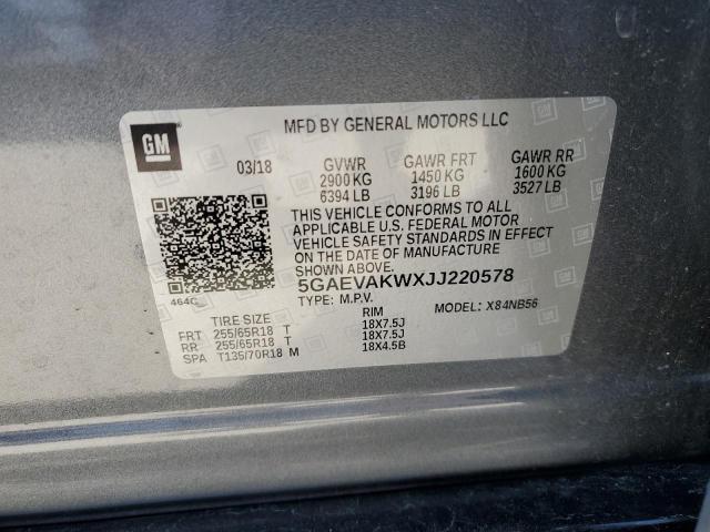 Photo 12 VIN: 5GAEVAKWXJJ220578 - BUICK ENCLAVE ES 