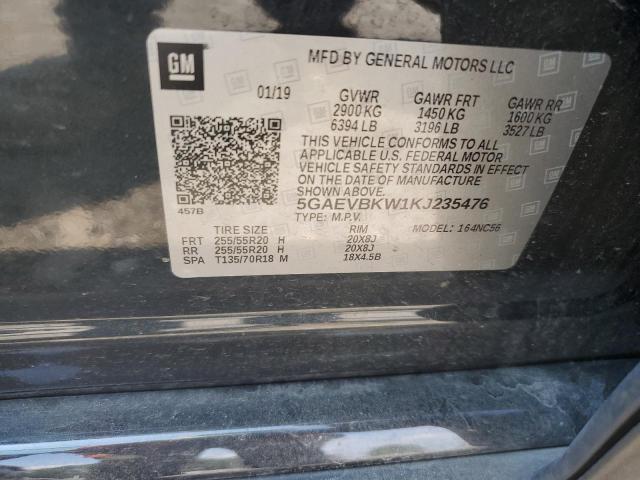 Photo 12 VIN: 5GAEVBKW1KJ235476 - BUICK ENCLAVE 