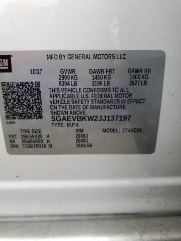 Photo 11 VIN: 5GAEVBKW2JJ137197 - BUICK ENCLAVE PR 