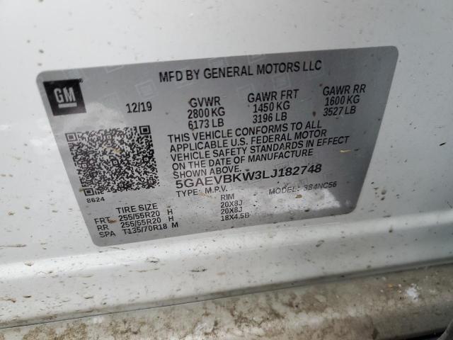 Photo 12 VIN: 5GAEVBKW3LJ182748 - BUICK ENCLAVE 