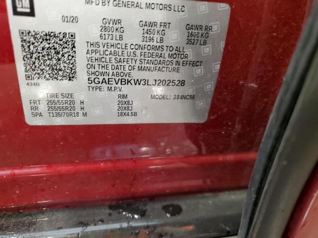 Photo 12 VIN: 5GAEVBKW3LJ202528 - BUICK ENCLAVE PR 