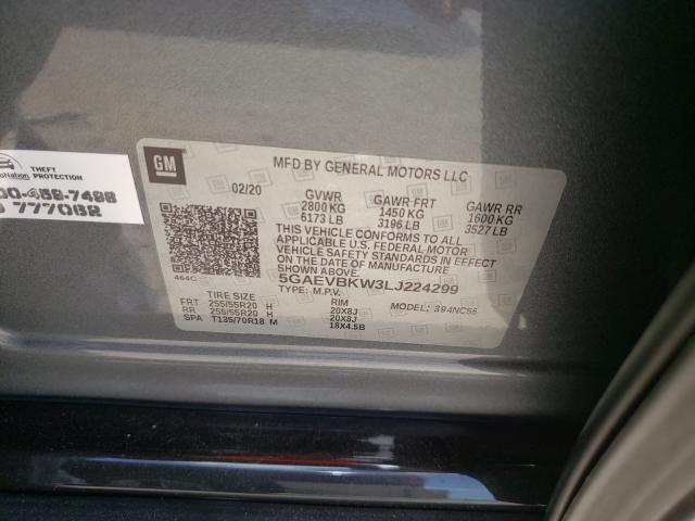 Photo 9 VIN: 5GAEVBKW3LJ224299 - BUICK ENCLAVE PR 