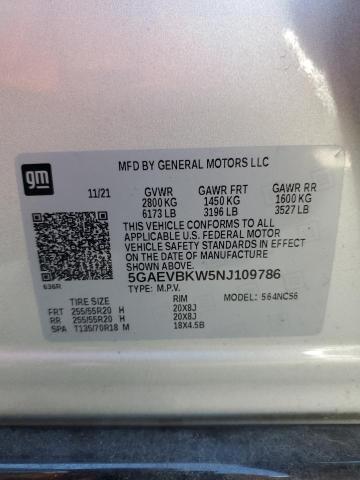 Photo 13 VIN: 5GAEVBKW5NJ109786 - BUICK ENCLAVE PR 